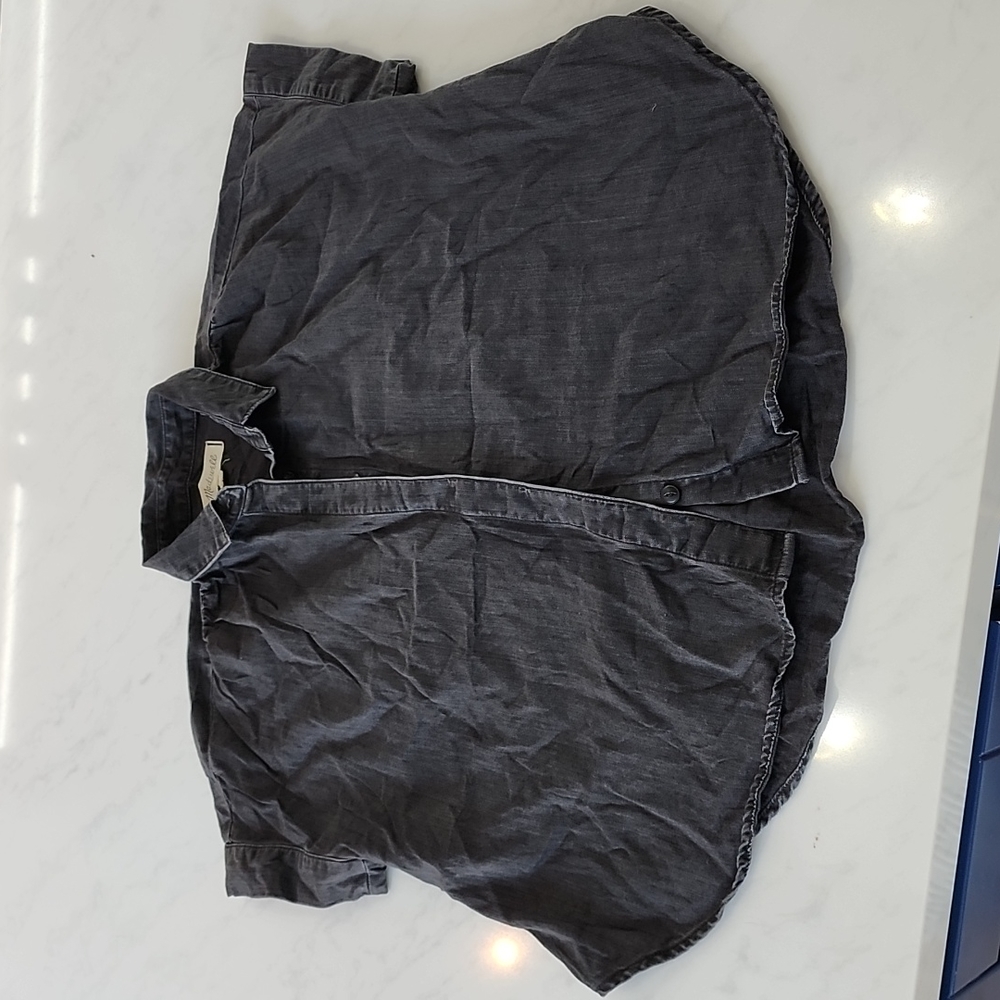 button up crop top
